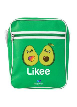 Сумка-мессенджер лайк (likee avocado) зеленый (92289-1031-kg)2 фото