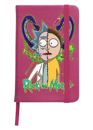 Блокнот а5 рик санчез рик и морты (rick sanchez rick and morty) малиновый (92288-2935-fu)