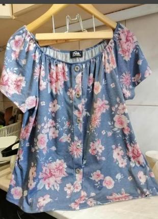 Футболка блузка ніжна 52-54