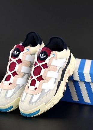 Чоловічі кросівки adidas niteball white beige 41-42-43-44