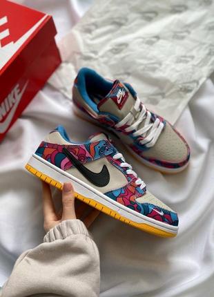 Кросівки nike sb dunk low para multi color