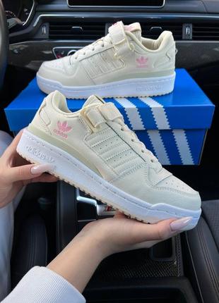 Женские кроссовки adidas originals forum 84 low candy pink#адидас
