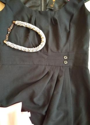 Распродажа!!!новое с биркой классическое платье сарафан с молнией на спине на подкладке размер  122 фото