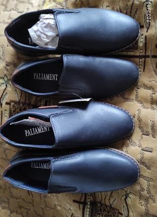 Туфли для мальчика разные новые paliament 2пар5 фото