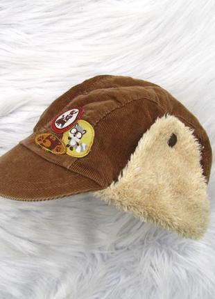 Стильная  теплая шапка кепка блейзер  tu4 фото