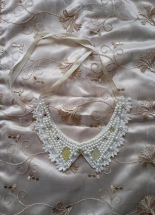 Комірець з бусінками 4