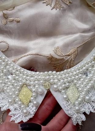 Комірець з бусінками 2