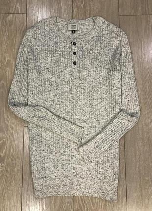 Свитер лонгслив в рубчик размер s-m  george