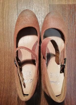 Туфли clarks на танкетке, 40-40.5 (eu 7)