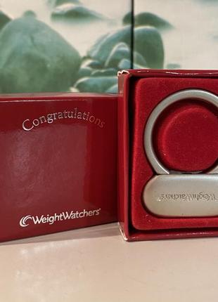 Weight watchers 🇬🇧 брендовое кольцо для ключей, шармов, подвесок, брелков в упаковке1 фото