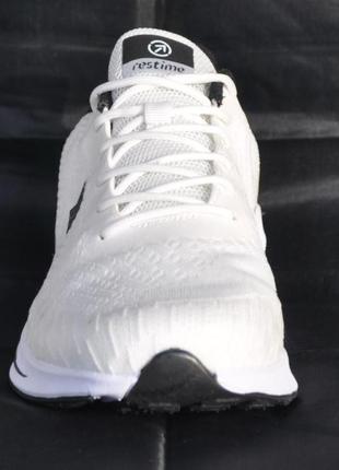 Акция! кроссовки летние осенние текстиль, белые. размеры 41, 42, 43, 44, 45. restime 20226.