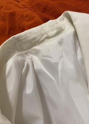 #уникальные вещи#белый двубортный пиджак6 фото