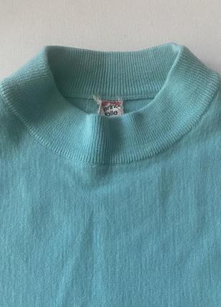 Шерстяной свитер цвета тиффани