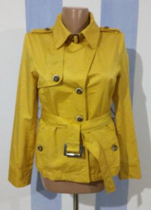 Легкий укорочений тренч без підкладки