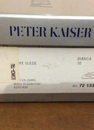 Новые замшевые туфли, лодочки, peter kaiser, германия, 36 р.9 фото