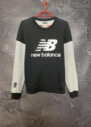 Чоловічий світшот з нових колекцій new balance bog logo swoosh розмір м