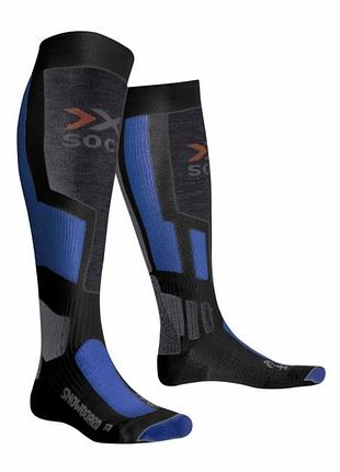 Термошкарпетки для сноуборду x-socks snowboard antracite/azure
