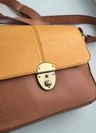 Шкіряна сумка кросс-боді softgrey la redoute кожаная сумка кросс-боди через плечо