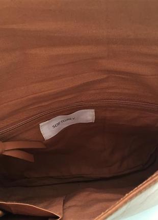 Шкіряна сумка кросс-боді softgrey la redoute кожаная сумка кросс-боди через плечо