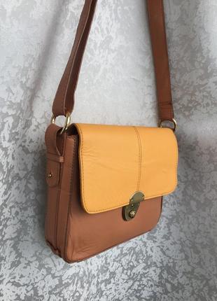 Шкіряна сумка кросс-боді softgrey la redoute кожаная сумка кросс-боди через плечо