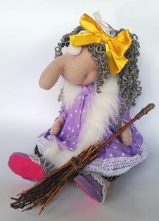 Баба яга печерська інтер'єрна лялька-оберіг