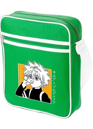 Сумка-мессенджер киллуа золдик (killua zoldyck hunter x hunter) 92289-3341-kg зеленый