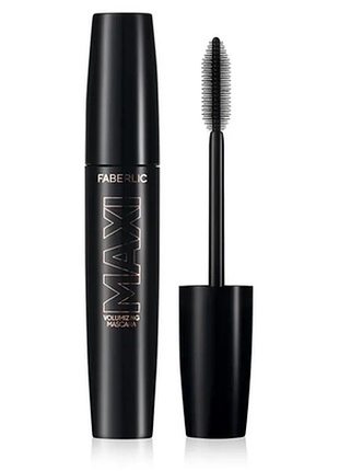 Туш для вій чорна об'ємна  максі maxi 5239 фаберлік faberlic