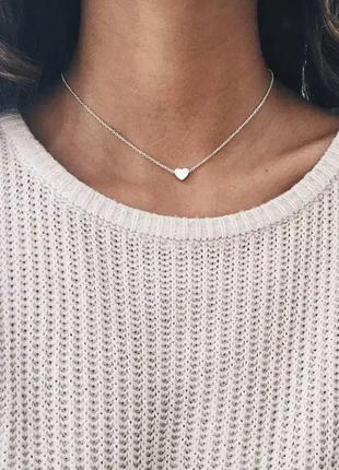 Колье с сердечком