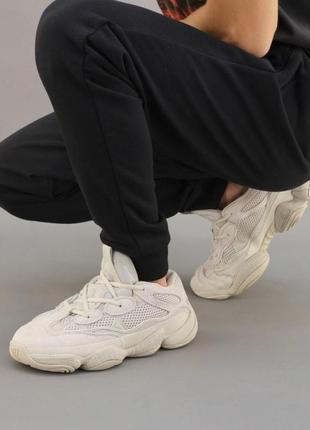 Женские кроссовки adidas yeezy boost 500 beige 36-37-38-39-40-415 фото