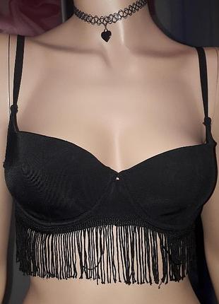 Крутий корсет бюстьє c бахромою ann summers