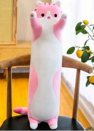 Игрушка подушка кот обнимушка батон (50 см)