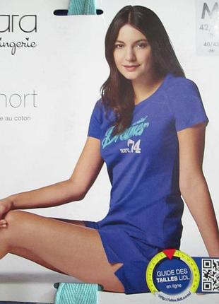 Гарна жіноча піжама домашній костюм esmara германія, футболка штани, р. євро м