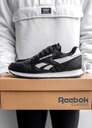 Мужские кроссовки reebok classic, мужественные кроссовки рыбок класссик8 фото