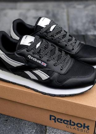 Мужские кроссовки reebok classic, мужественные кроссовки рыбок класссик2 фото