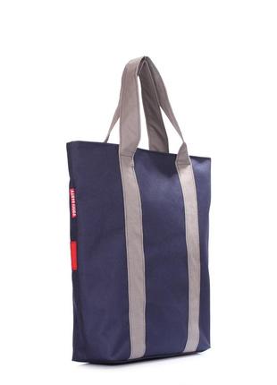 Повседневная текстильная сумка poolparty today синяя3 фото