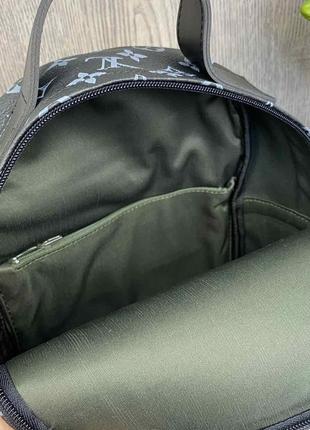 Женский городской рюкзак в стиле луи витон коричневый. модный повседневный рюкзачок для девушек4 фото