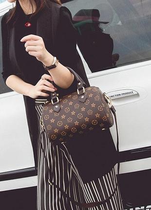 Влучна жіноча сумка у стилі луї вітон, велика сумочка4 фото