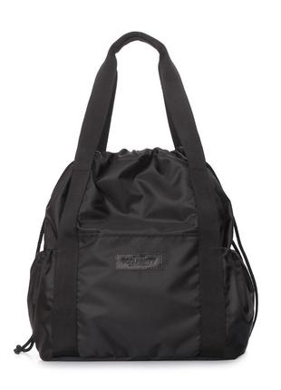 Женская сумка на шнурке poolparty felicita черная1 фото