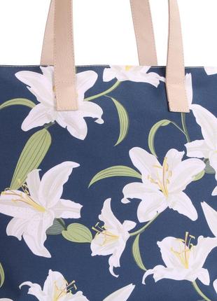 Летняя сумка poolparty flora с лилиями4 фото