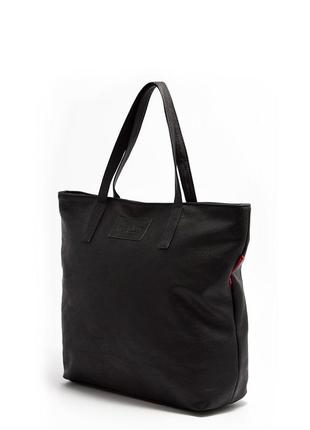 Жіноча сумка із штучної шкіри poolparty чорна2 фото