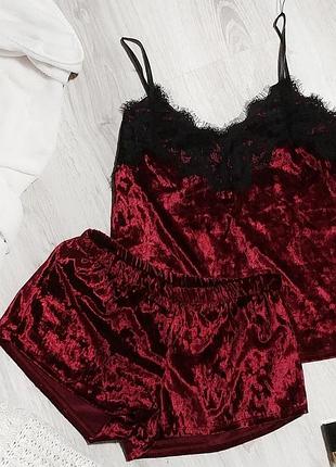 Велюрова/оксамитова піжама. розпродаж