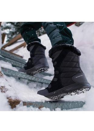Зимние черные ботинки сапожки columbia minx-mid omni-heat. размер-39, 25см.4 фото