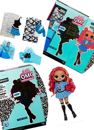 Лялька лол омг школярка велика lol surprise omg series 3 class prez fashion doll з 20