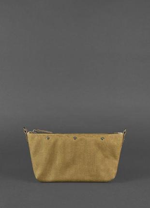 Женская кожаная плетеная сумка клатч через плечо кросс-боди из натуральной кожи размер s темно-коричневая5 фото