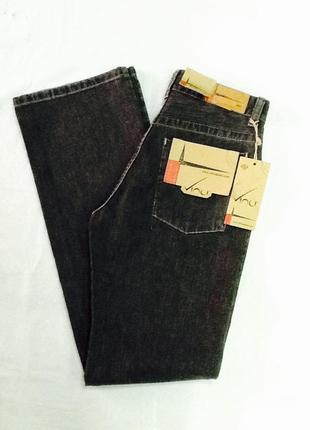 Джинси чоловічі темно-сірі прямі vinci 660 kaktus bleck