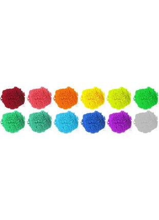 Фарба холі (гула), фарба холі, набір 12 найпопулярнішіх кольорів пакети 100 грам, краски холи