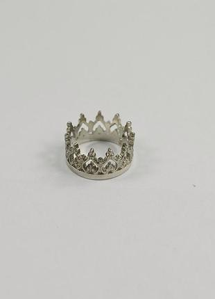 Кольцо корона серебро1 фото