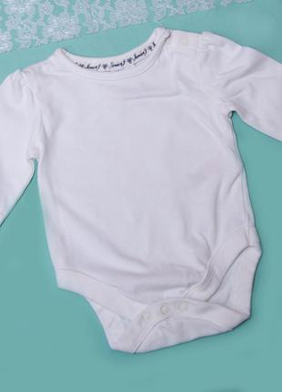 Бодик для новорожденного с длинным рукавом 56 см от jasper conran