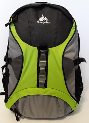 Міський рюкзак onepolar 1056 apple green| 28 л | для міста, подорожей, спорту
