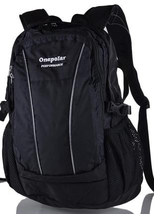Міський рюкзак onepolar b1601 black чорний 20 літрів